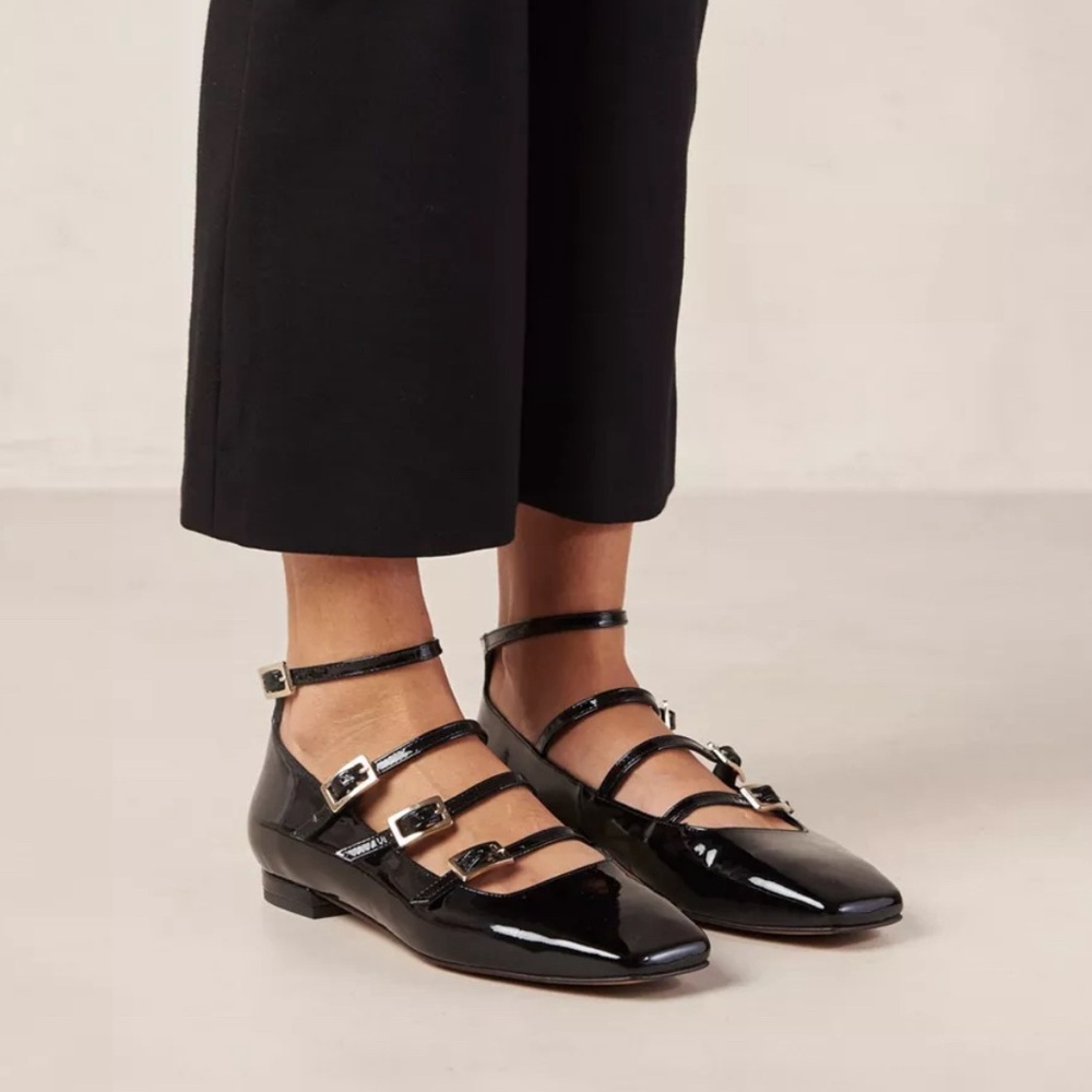 ALOHAS Luke Leather Ballet Flat size 10 like new / EURO 40